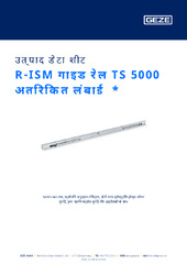 R-ISM गाइड रेल TS 5000 अतिरिक्त लंबाई  * उत्पाद डेटा शीट HI