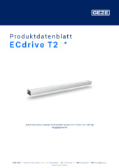 ECdrive T2  * Produktdatenblatt DE