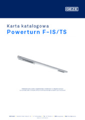 Powerturn F-IS/TS Karta katalogowa PL