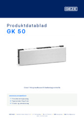 GK 50 Produktdatablad DA