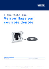 Verrouillage par courroie dentée Fiche technique FR