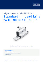 Standardni nosač krila za OL 90 N / OL 95  * Sigurnosno-tehnički list HR