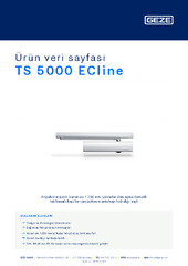 TS 5000 ECline Ürün veri sayfası TR