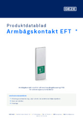Armbågskontakt EFT  * Produktdatablad SV