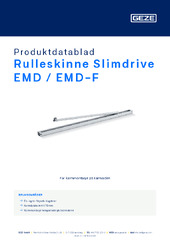 Rulleskinne Slimdrive EMD / EMD-F Produktdatablad NB