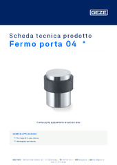 Fermo porta 04 Scheda tecnica prodotto IT