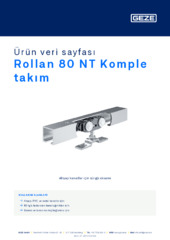 Rollan 80 NT Komple takım Ürün veri sayfası TR