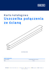 Uszczelka połączenia ze ścianą Karta katalogowa PL