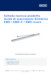 Guida di scorrimento Slimdrive EMD / EMD-F / EMD Invers Scheda tecnica prodotto IT