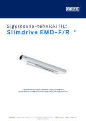 Slimdrive EMD-F/R  * Sigurnosno-tehnički list HR