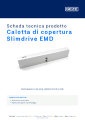 Calotta di copertura Slimdrive EMD Scheda tecnica prodotto IT
