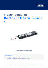 Batteri ECturn Inside  * Produktdatablad NB