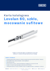 Levolan 60, szkło, mocowanie sufitowe Karta katalogowa PL