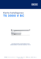 TS 3000 V BC Karta katalogowa PL