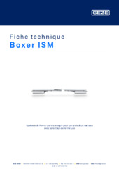 Boxer ISM Fiche technique FR