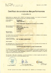 Certificat FR (758902)