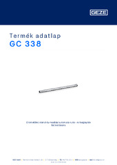GC 338 Termék adatlap HU
