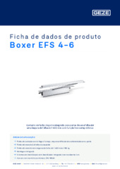Boxer EFS 4-6 Ficha de dados de produto PT