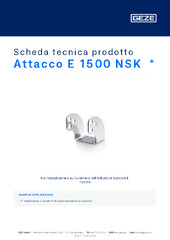Attacco E 1500 NSK  * Scheda tecnica prodotto IT