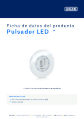 Pulsador LED  * Ficha de datos del producto ES
