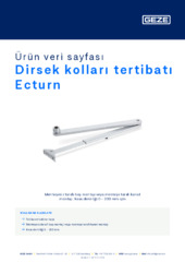 Dirsek kolları tertibatı Ecturn Ürün veri sayfası TR