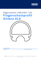 Fingerschutzprofil Silikon SLV Sigurnosno-tehnički list HR