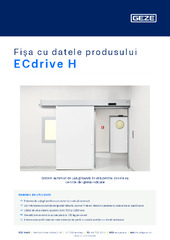 ECdrive H Fișa cu datele produsului RO