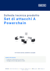 Set di attacchi A Powerchain Scheda tecnica prodotto IT