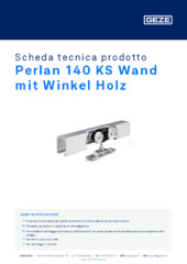 Perlan 140 KS Wand mit Winkel Holz Scheda tecnica prodotto IT