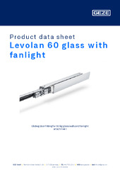 Levolan 60 glass with fanlight Product data sheet EN
