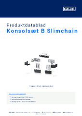Konsolsæt B Slimchain Produktdatablad DA