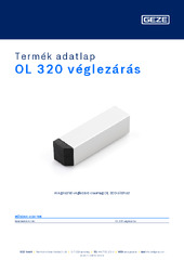 OL 320 véglezárás Termék adatlap HU