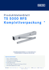 TS 5000 RFS Komplettverpackung  * Produktdatenblatt DE