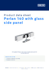 Perlan 140 with glass side panel Product data sheet EN