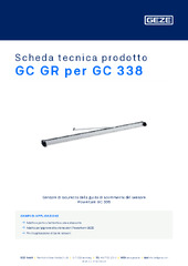 GC GR per GC 338 Scheda tecnica prodotto IT