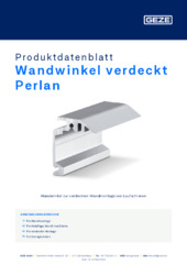Wandwinkel verdeckt Perlan Produktdatenblatt DE