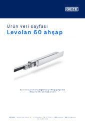 Levolan 60 ahşap Ürün veri sayfası TR