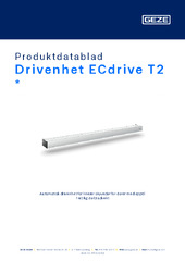 Drivenhet ECdrive T2  * Produktdatablad NB