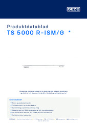 TS 5000 R-ISM/G  * Produktdatablad NB