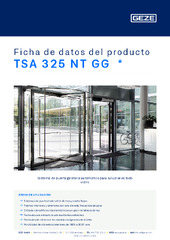 TSA 325 NT GG  * Ficha de datos del producto ES