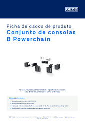 Conjunto de consolas B Powerchain Ficha de dados de produto PT