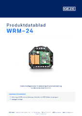 WRM-24 Produktdatablad DA
