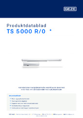 TS 5000 R/0  * Produktdatablad NB