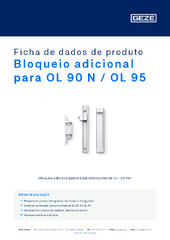Bloqueio adicional para OL 90 N / OL 95 Ficha de dados de produto PT