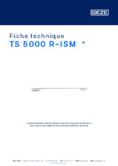 TS 5000 R-ISM  * Fiche technique FR