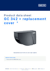 GC 342 + replacement cover  * Product data sheet EN