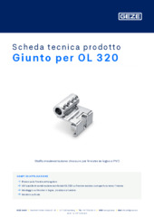 Giunto per OL 320 Scheda tecnica prodotto IT