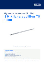 ISM klizna vodilica TS 5000 Sigurnosno-tehnički list HR