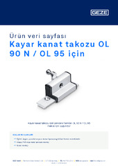 Kayar kanat takozu OL 90 N / OL 95 için Ürün veri sayfası TR