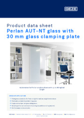 Perlan AUT-NT glass with 30 mm glass clamping plate Product data sheet EN